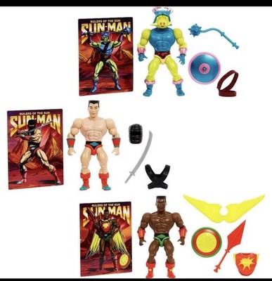 Masters of the Universe Sun-Man Rulers Action Figures Set 3pk 6+ Sun-Man