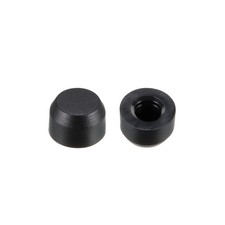 20pcs 3mm Hole Dia Silica-gel Pushbutton Tactile Switch Caps Cover Black