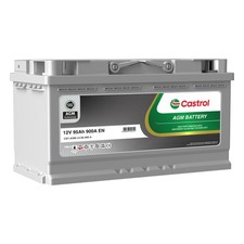 Car Starter Battery 019 95Ah 900A CCA 12V AGM Start-Stop T1 Terminal Castrol