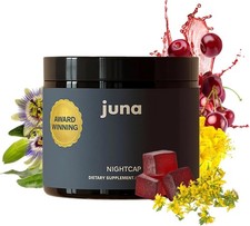 Juna Nightcap Sleep Gummies for Adults Phyto-melatonin Sleep Aid,Sugar 30 -