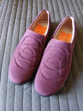 Image of Hotter Acacia Burgundy Slip On Ladies Shoes Size 5 STD Width New