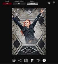 DIGITAL Topps WWE Slam 17 EXCELLENCE Black - BECKY LYNCH