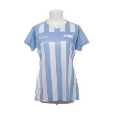 Craft, Trainingsshirt, Größe: M, Blau/Weiß, Recyceltes Polyester, Print #jSd