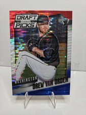 Drew Van Orden RC 2014 Panini Prizm Pulsar Red White Blue #56 - Nationals