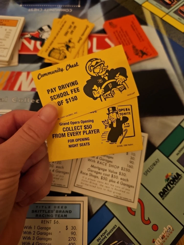 Monopoly Nescar Edition 1997 Collector's Edition US Orginal Sammler Selten - Bild 3 von 4