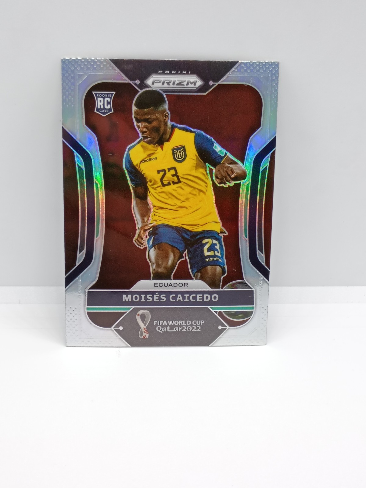 2022 Panini Prizm World Cup Qatar - Moises Caicedo #81 Silver Prizm (RC)