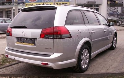 OPC Style Rear Door/ Roof Spoiler For Opel Vectra C 02-08 Combi Wing Cover Trim