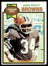 1979 Topps Greg Pruitt Cleveland Browns #455