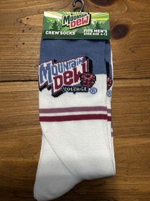 New Mtn Dew Voltage Socks Size 6-12