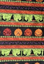 HALLOWEEN Kim Schaefer For Andover Fabrics Cotton Quilt Border Fabric 1 1/2 Yds