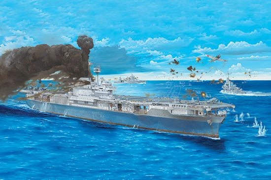 Porte-avions USS Navy Yorktown CV-5 1/200 Trumpeter 03711 maquette