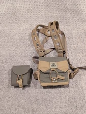 FHF Bino Harness Pro-M With Air Frame Straps & Rangefinder Pouch Green Small