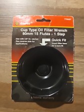 AmPro 80mm 15 Flautas - Llave Filtro Aceite 1 Paso