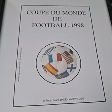 France Football World Cup 1998 Stamp Album Fixtures, Scores, Special Cancels....