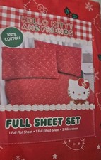 HELLO KITTY Christmas Bed Sheets Full Set Time For Christmas Bedding New Sealed