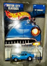 ‘67 Camaro Hot Wheels Motor City Classics Real Riders New On Card