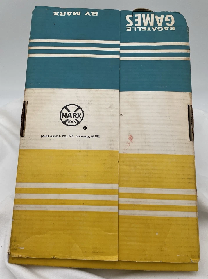 CAJA ORIGINAL VINTAGE PLAY LINE THE BIG GAME BAGATELLE PINBALL DE MARX Foto 3 de 4