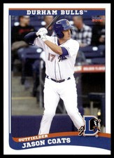 2018 Jason Coats Choice Minor League Rookie Durham Bulls Baseball