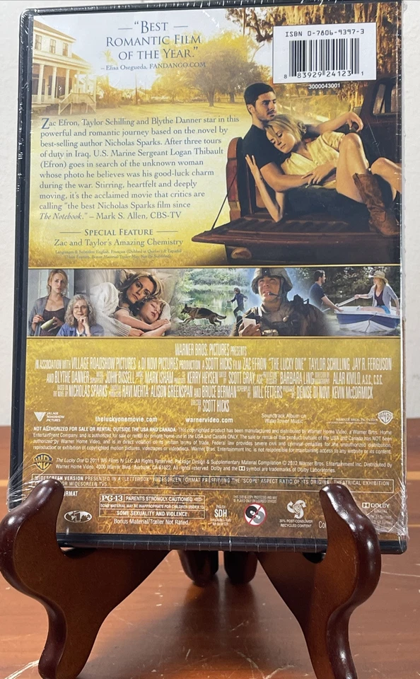 The Lucky One (DVD, 2012) New Sealed Foto 4 de 4