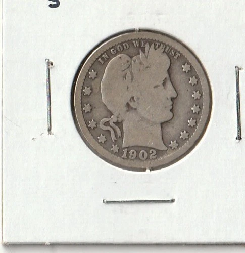 1902 S Barber Quarter (G+)