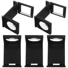 5 Pcs Work Magnifying Glasses Jeweler Handheld Magnifier Reading