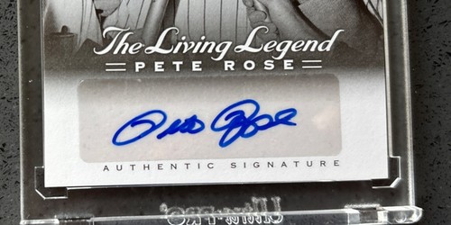 Pete Rose 2012 Leaf Living Legend Auto Autograph AU-27 - Bild 3 von 4