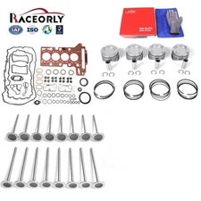 RACEORLY Engine Rebuild Kit Piston CR10:1 For BMW 328i 428i X3 F30 12-17 N20 2.0