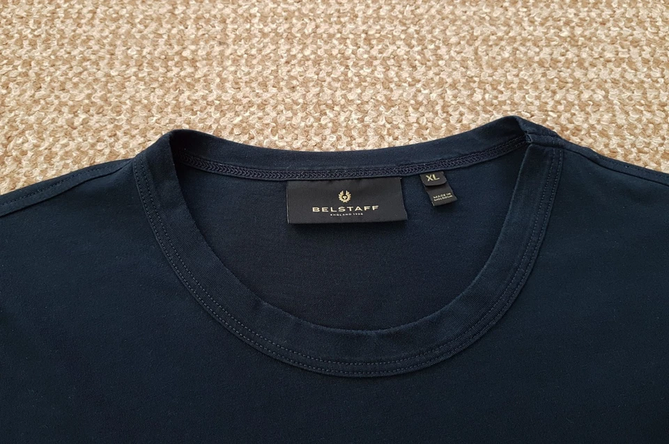 Camiseta masculina de algodão manga longa Belstaff tamanho XL - Imagem 4 de 4