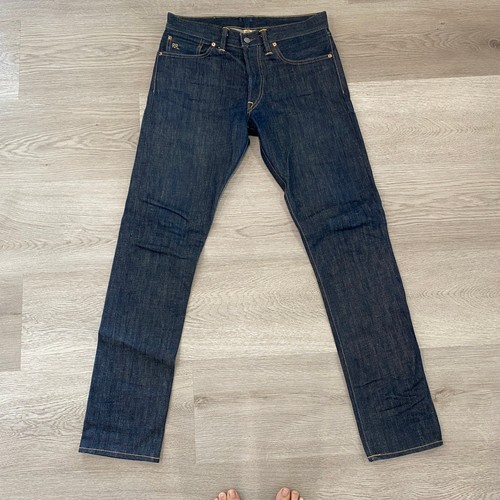 Ralph Lauren Double RL RRL Slim Narrow Shuttle Woven Selvedge Jeans 31x32 - Picture 3 of 10
