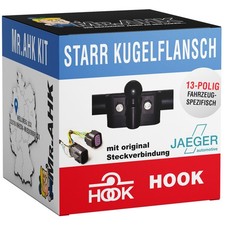 Für Renault Trafic II JL FL 01-06 Hook Anhängerkupplung starr mit 13p spezifisch