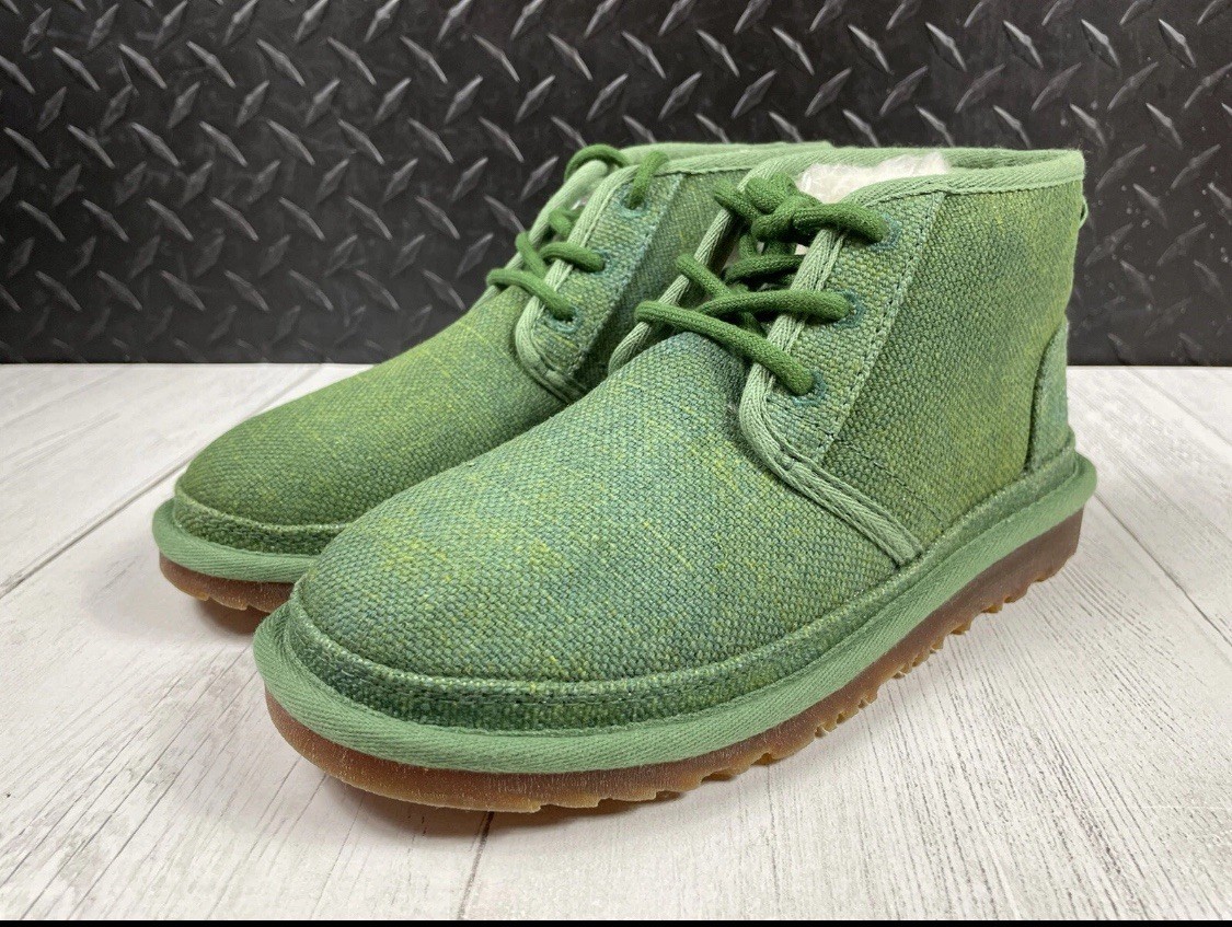 NEW Ugg Neumel Natural Leaf Green Men display picture 3