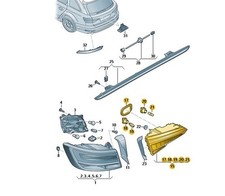 LED Schlussleuchte Rückleuchte links Audi A4 RS4 Avant 8W9945093D