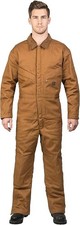 Walls Men's Zero-Zone Duck Insulated Coverall    Color Black /Pecan