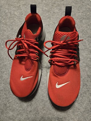 Nike Air Presto University Red Women's Size 6Y-Wms Sneakers 833875-600 