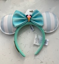 Disney Parks Beach Club Resort Minnie Ears Headband Loungefly Scented NWT