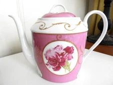  Christian LaCroix China FOLLEMENT Teapot PINK Carnation - MINT, NICE!