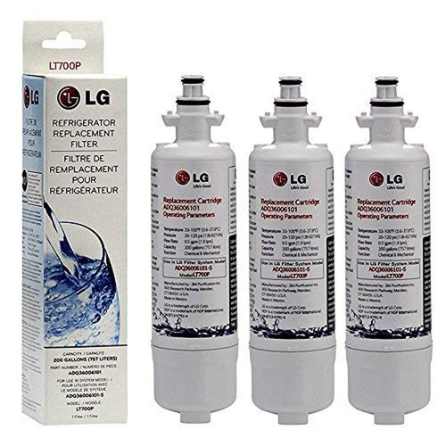 1-3 pièces/lot filtre à eau de réfrigérateur LG Lt700p Adq36006101 Adq36006102 46-9690 - Photo 1/8