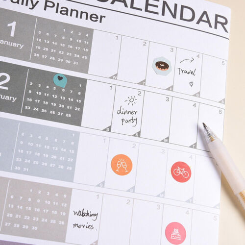 2025 Wall Planner Year Calendar Jan 2025-Dec 2025 12 Monthly Hanging Calendar - Picture 5 of 17