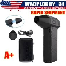 130000RPM Turbo-Blower Jet Fan Violent Turbofan Brushless Motor Rechargeable USB