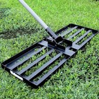 Lawn Leveller Rake Levelling Lute Gardening Tool Heavy Duty Galvanised Grass Bed