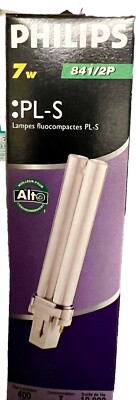 Philips 148734 841/2P PL-S 7WATTS 400LUMENS Alto Lamp Technology