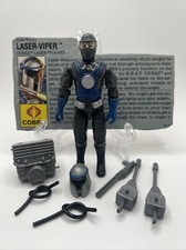 1990 GI JOE COBRA LASER-VIPER v1 100% COMPLET...