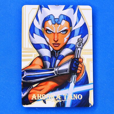 Ahsoka Tano Star Wars Rebels Gold Foil Character Art Trading Card