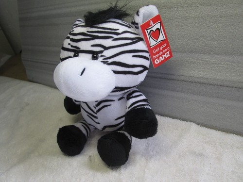 Ganz Whimsey Pets 9" Zebra NWT plush - Picture 2 of 6