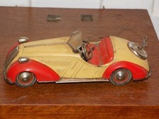 Vintage Distler Wind Up US Zone Germany Two Door Toy Convertible