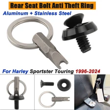 Seat Bolt Anti Theft Ring Bolt For Harley Touring Ultra Glide Wide Glide Softail
