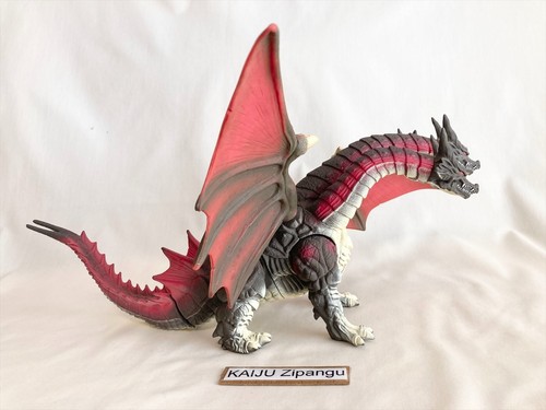 1996 Bandai 6 1/2" Death Ghidorah Figure Rebirth of Mothra Godzilla Bandai Toy - Picture 2 of 10