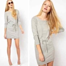 Rag & Bone Sibella Gray Knit Mini Dress Size Medium