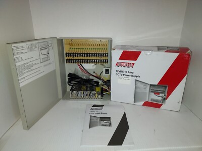 Security Camera Power Supply Box Distribution 18CH 20A 12VDC for CCTV DVR System