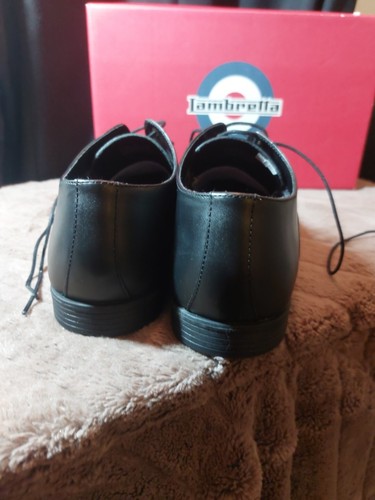 Men's Lambretta Ben Lace up Leather Upper Derby Shoes in Black Size:UK 9, EUR 43 - Picture 11 of 20